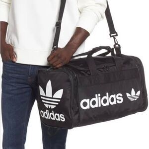 Adidas Originals Santiago II Duffel Bag Gym Bag - Black/White